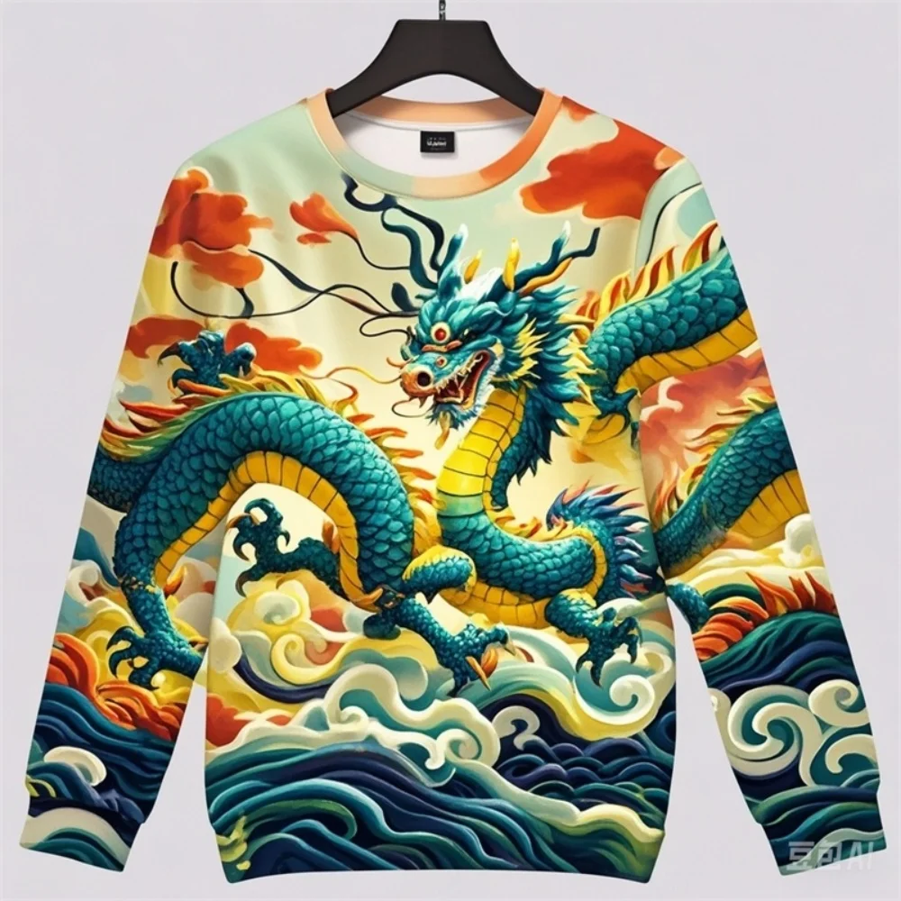 Full Print Chinese Dragon Graphic Sweatshirts For Men Women Long Sleeve Casual Round Neck Hoodie Streetwear Mens Sport Tracksuit
Full Print Chinese Dragon Graphic Sweatshirts For Men Women Long Sleeve Casual Round Neck Hoodie Streetwear Mens Sport Tracksuit