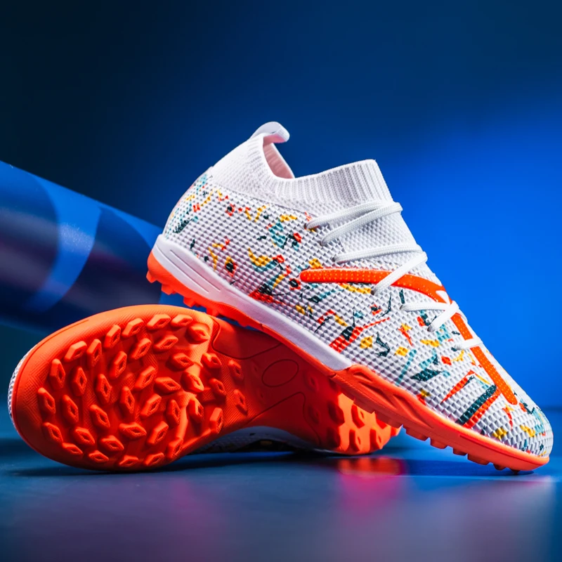 Модные мужские футбольные бутсы с граффити, профессиональные футбольные бутсы, мужские уличные противоскользящие бутсы для мини-футбола, мужские кроссовки zapatos de futbol
Модные мужские футбольные бутсы с граффити, профессиональные футбольные бутсы, мужские уличные противоскользящие бутсы для мини-футбола, мужские кроссовки zapatos de futbol