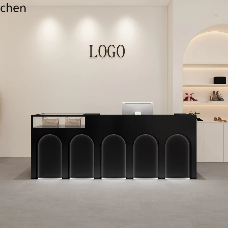 HXL simple light luxury clothing buyer store checkout page small bar beauty salon jewelry store reception desk
HXL simple light luxury clothing buyer store checkout page small bar beauty salon jewelry store reception desk