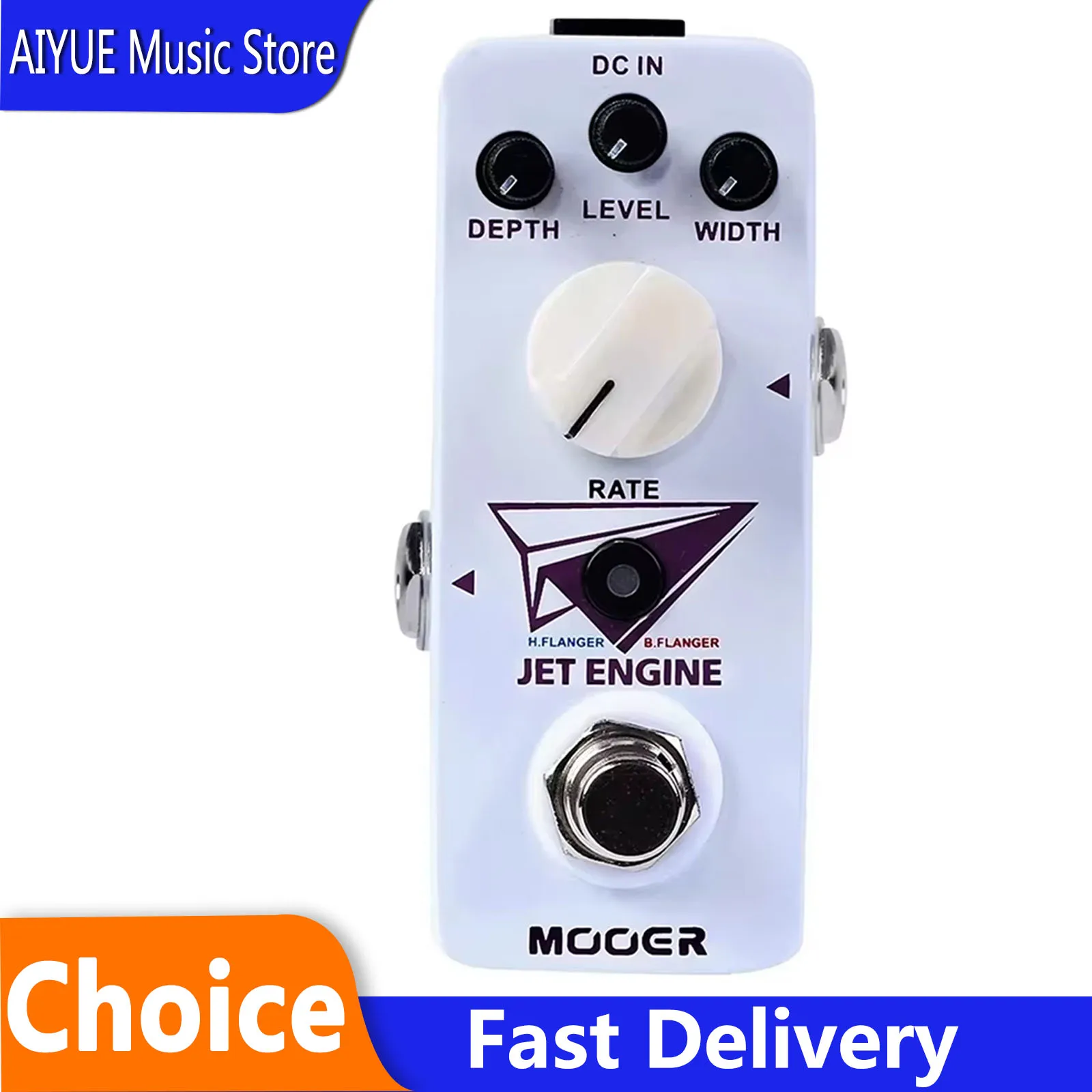 MOOER Jet Engine Guitar Effect Pedal Micro Series Compact Effect Digital Multi-Frequency Flanger Pedal Guitar Accessories Parts
MOOER Jet Engine Guitar Effect Pedal Micro Series Compact Effect Digital Multi-Frequency Flanger Pedal Guitar Accessories Parts