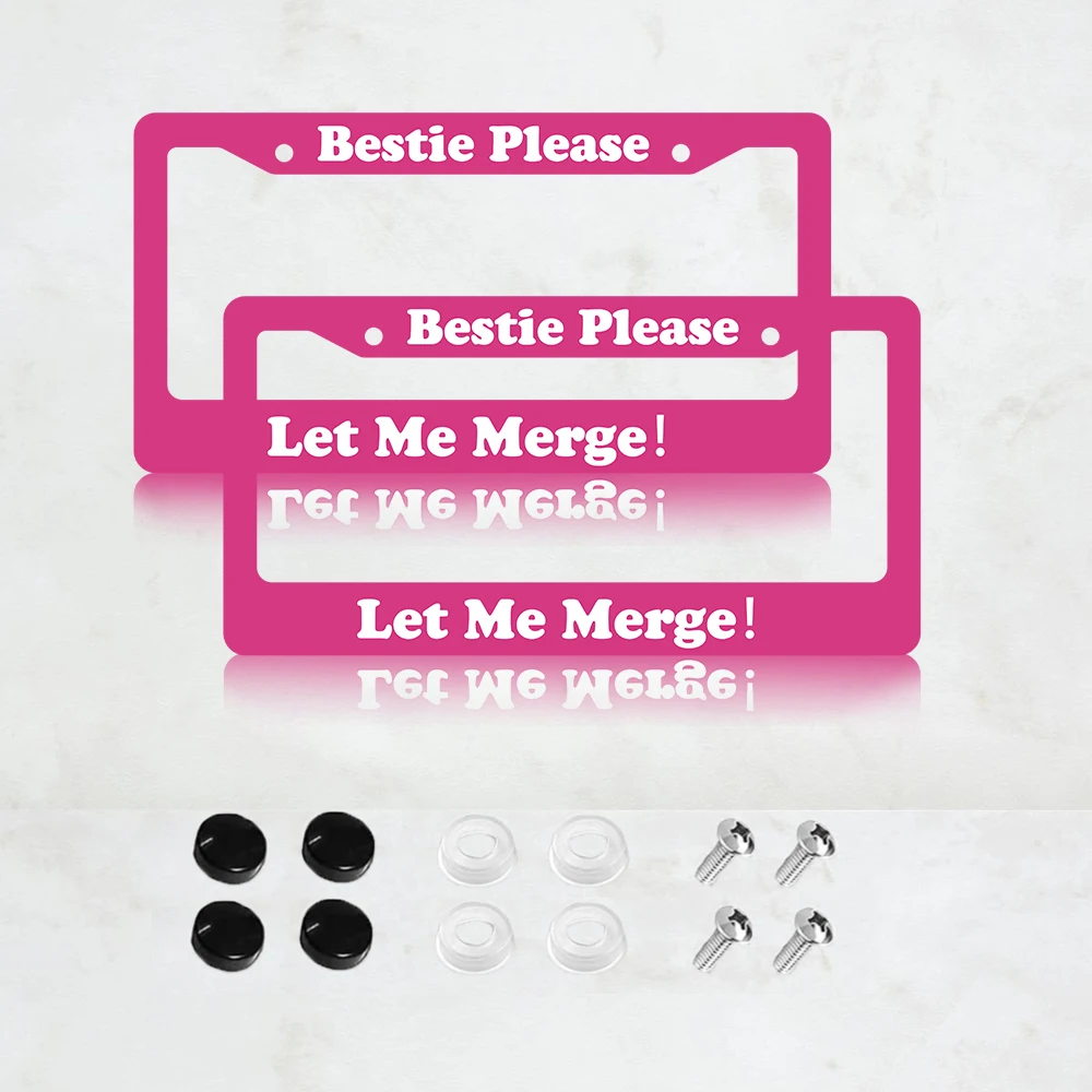2 шт. алюминиевые рамки для номерных знаков «Bestie Please Let Me Merge» — стандартный размер США 6 x 12 дюймов, декоративные рамки для автомобильных номерных знаков
2 шт. алюминиевые рамки для номерных знаков «Bestie Please Let Me Merge» — стандартный размер США 6 x 12 дюймов, декоративные рамки для автомобильных номерных знаков
