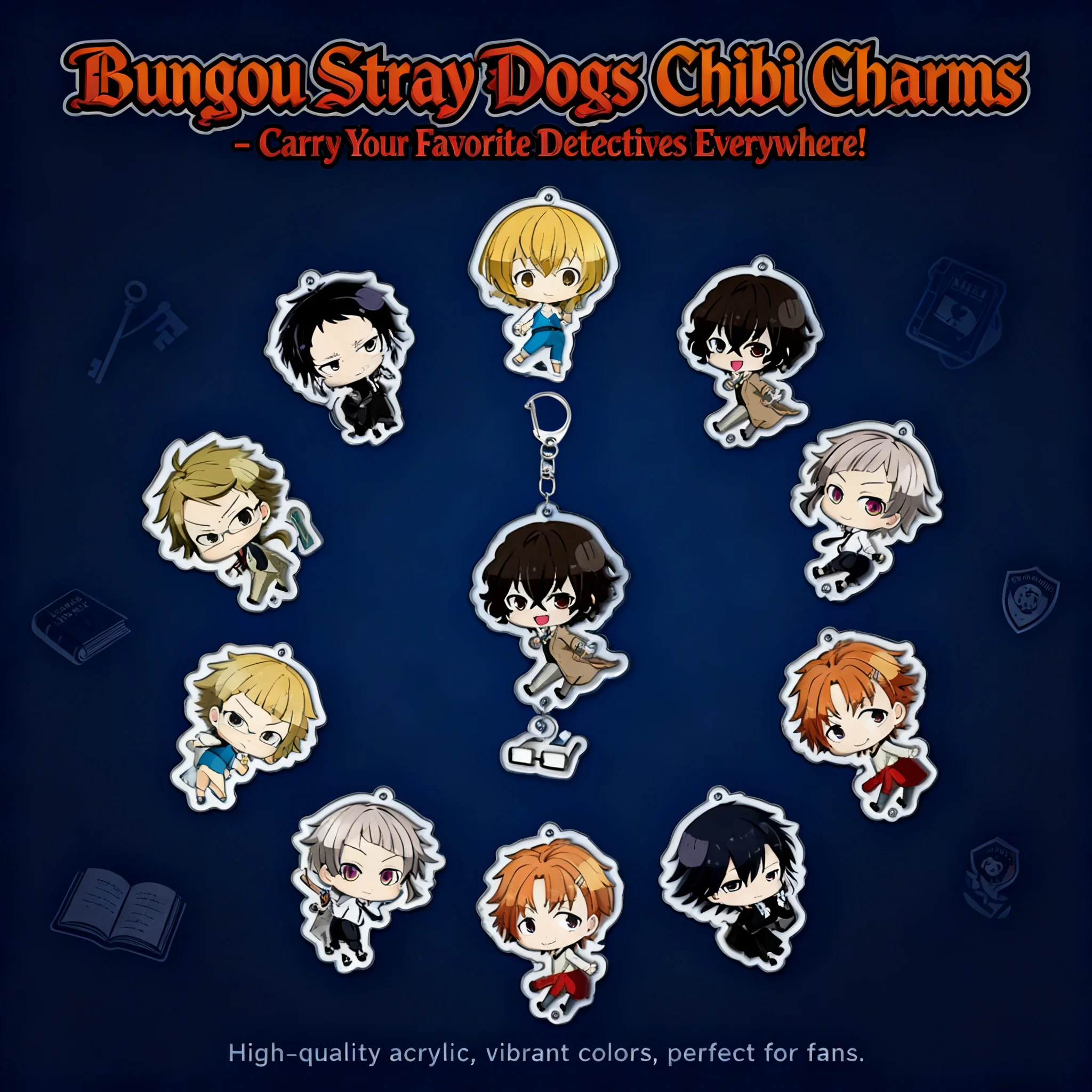 Anime Keychain Acrylic Keychain Bungo Stray Dogs Nakajima Atsushi Anime Merchandise Cross Border Ready to Ship Wholesale Drop
Anime Keychain Acrylic Keychain Bungo Stray Dogs Nakajima Atsushi Anime Merchandise Cross Border Ready to Ship Wholesale Drop