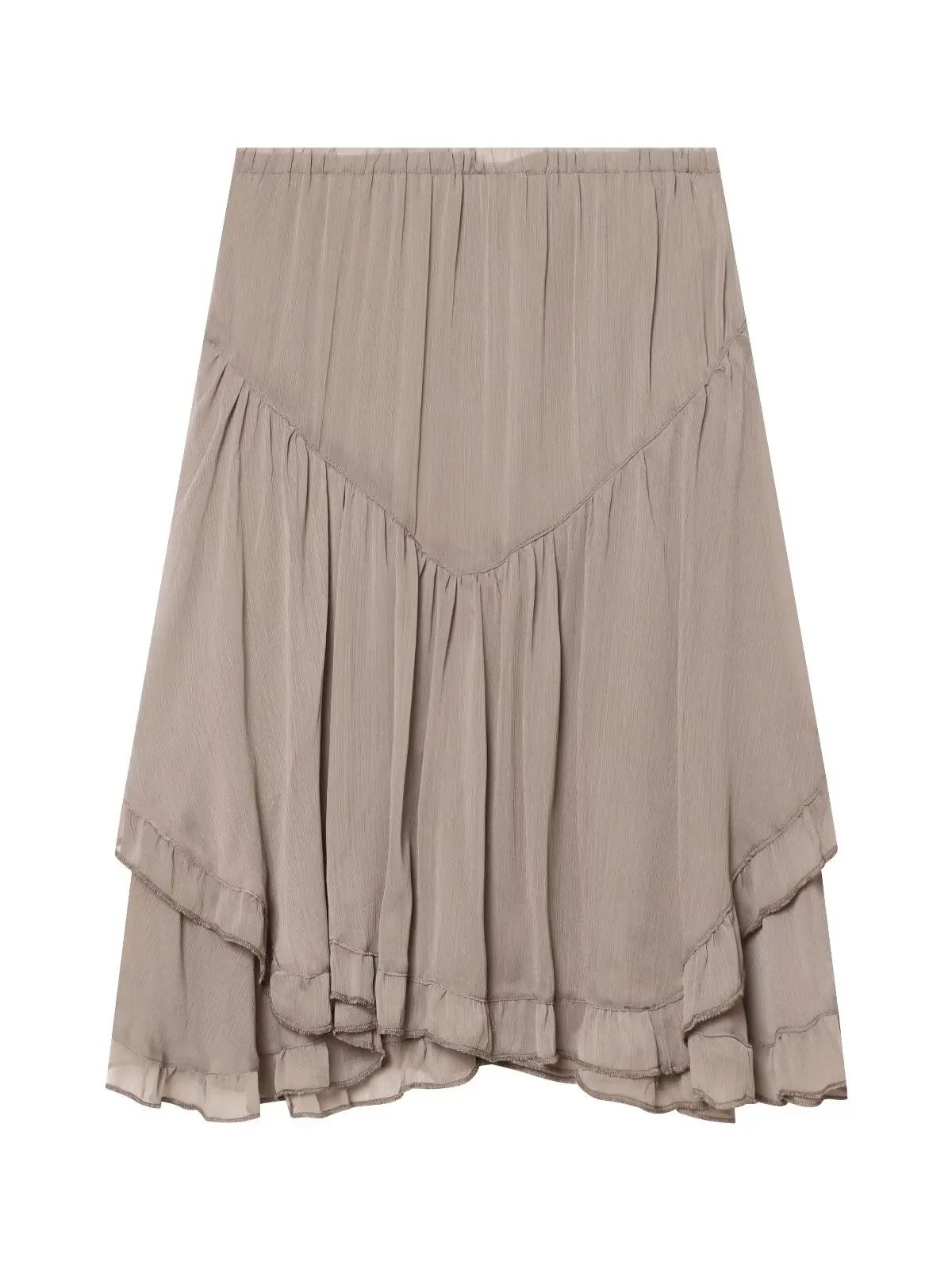 WMXZ Summer New Asymmetrical Hem Knee-Length Midi Skirt Women's mid Waist Layered Decorative Skirt A-Line Standard Fit
WMXZ Summer New Asymmetrical Hem Knee-Length Midi Skirt Women's mid Waist Layered Decorative Skirt A-Line Standard Fit