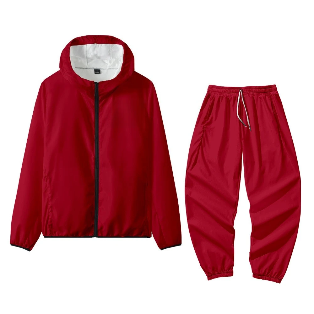 Korean Style Red Tracksuit Set Mens Two Piece Outfit for Game Theme Cosplay Halloween and Costume Parties
Korean Style Red Tracksuit Set Mens Two Piece Outfit for Game Theme Cosplay Halloween and Costume Parties