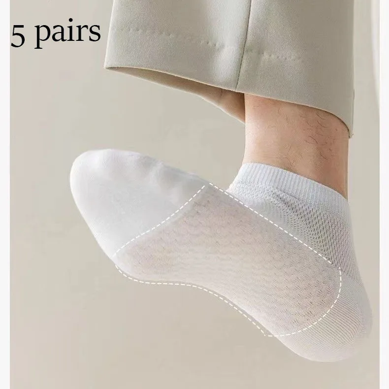 5 Pairs Men Socks Spring Thin Anti-odor Sweat-absorbing Pure Cotton Shallow Mouth Funny Invisible Solid Color Non-odor Foot Sock
5 Pairs Men Socks Spring Thin Anti-odor Sweat-absorbing Pure Cotton Shallow Mouth Funny Invisible Solid Color Non-odor Foot Sock