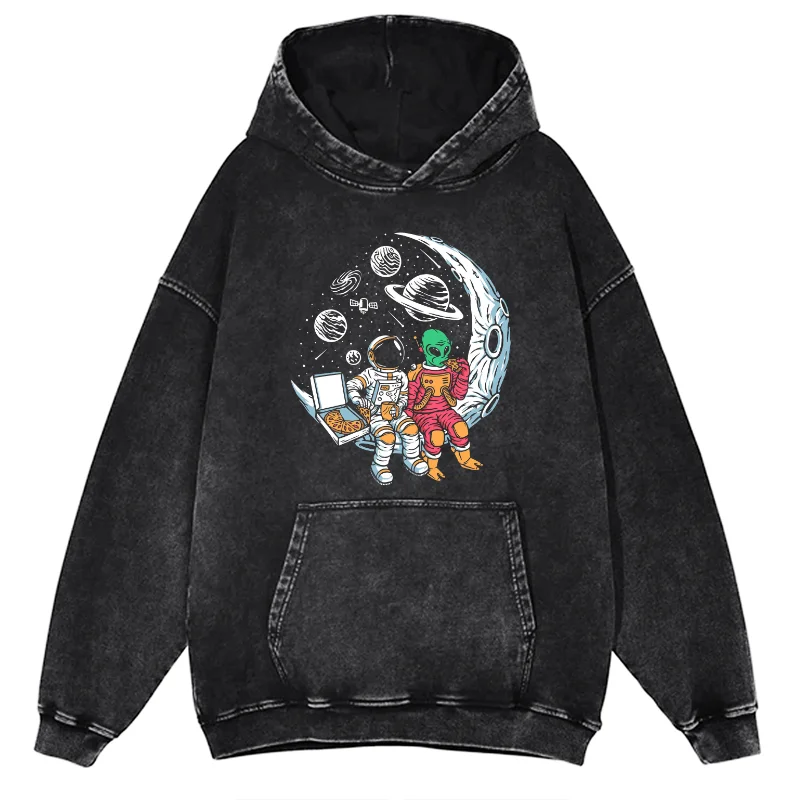 Unisex Fun Astronaut Alien Printed Casual Washed Hoodie Sweatshirt, Customized Version y2k Hoodies, Vintage Graphic Print Cloth
Unisex Fun Astronaut Alien Printed Casual Washed Hoodie Sweatshirt, Customized Version y2k Hoodies, Vintage Graphic Print Cloth