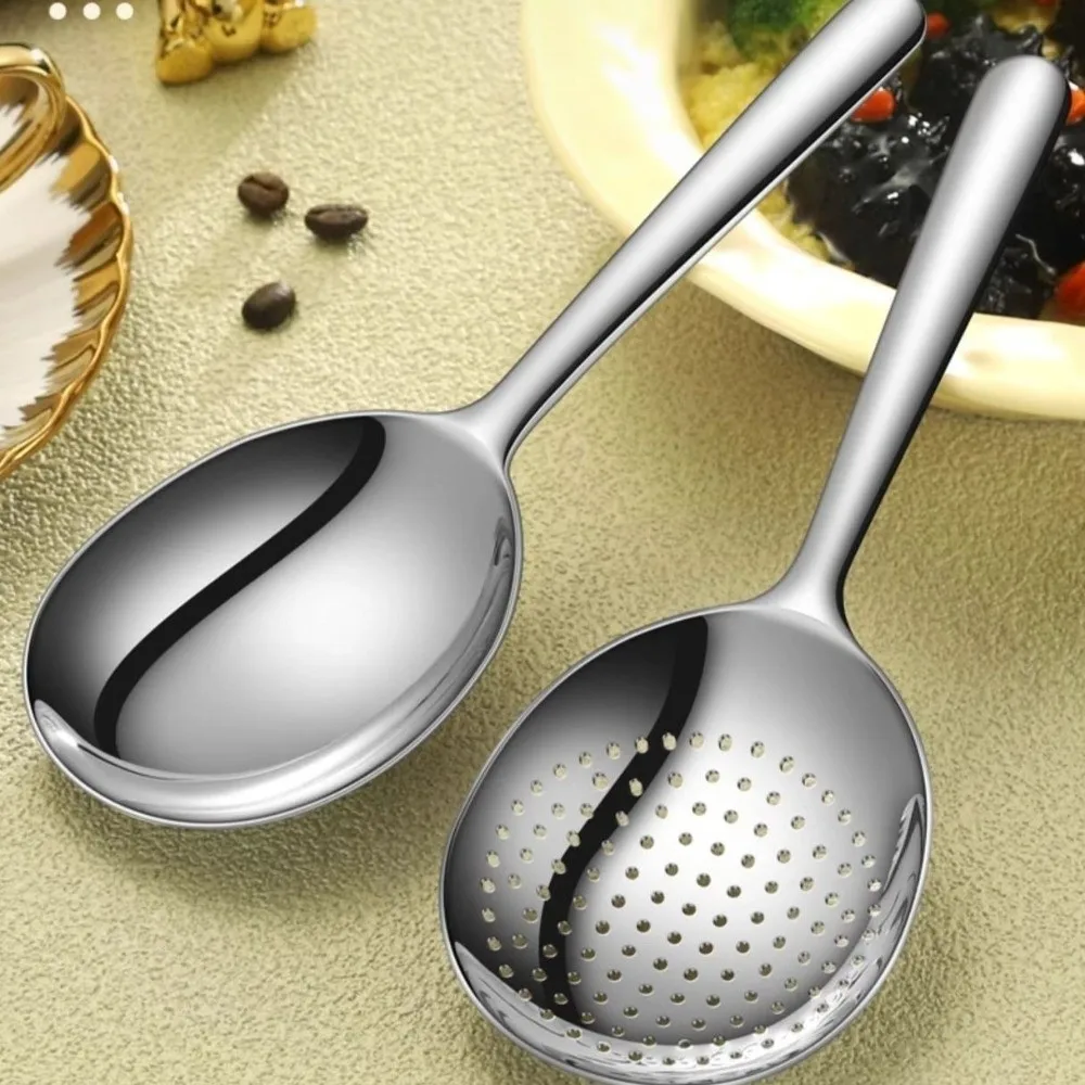 Practical 304 Stainless Steel Large Soup Spoon Rust-proof Deepen Communal Spoon Simple Food Grade Serving Spoon Restaurants
Practical 304 Stainless Steel Large Soup Spoon Rust-proof Deepen Communal Spoon Simple Food Grade Serving Spoon Restaurants