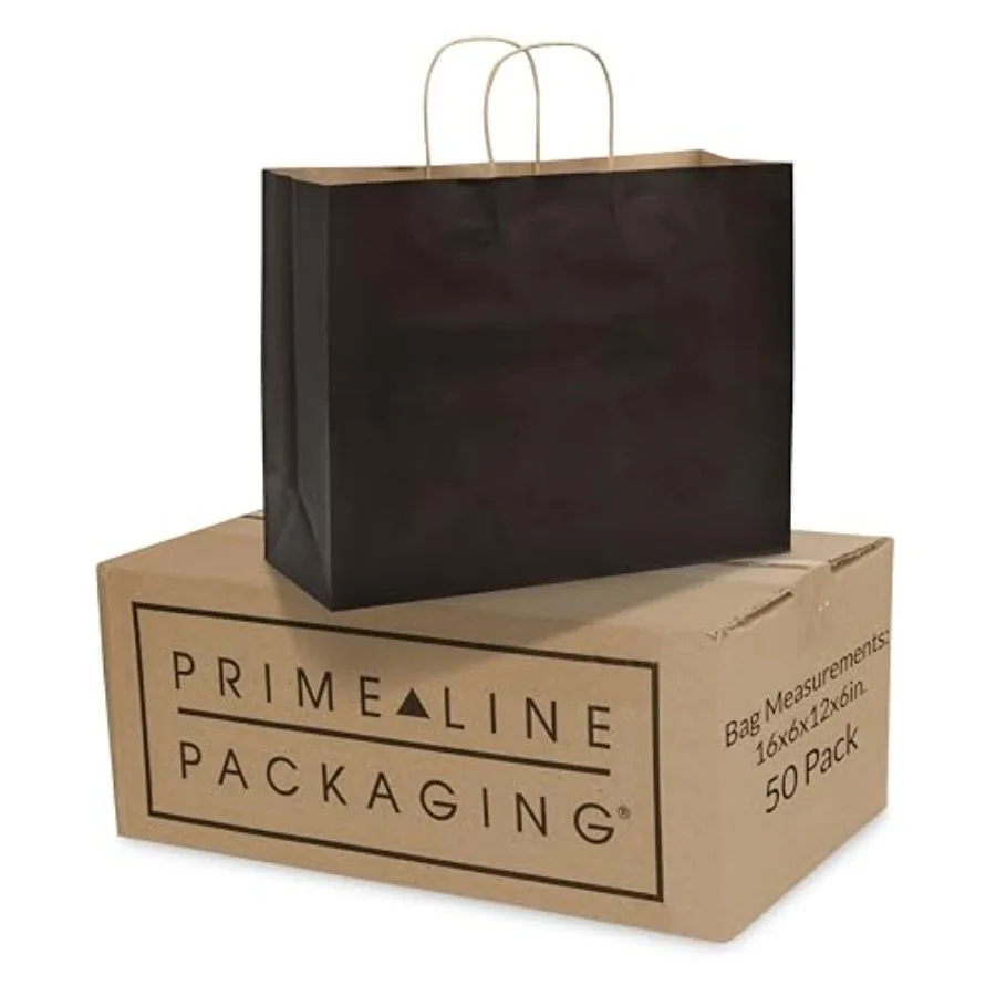 Paper Gift Bags Black Gift Bags Large with Handles for Small Busess Shoppg Boutiques Retail Use Holidays Bulk 50 Pack
Paper Gift Bags Black Gift Bags Large with Handles for Small Busess Shoppg Boutiques Retail Use Holidays Bulk 50 Pack