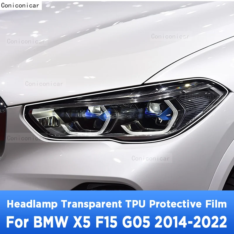 For BMW X5 F15 G05 2014-2022 Car Exterior Headlight Anti-scratch Front Lamp Transparent TPU Protective Film Accessories Sticker
For BMW X5 F15 G05 2014-2022 Car Exterior Headlight Anti-scratch Front Lamp Transparent TPU Protective Film Accessories Sticker