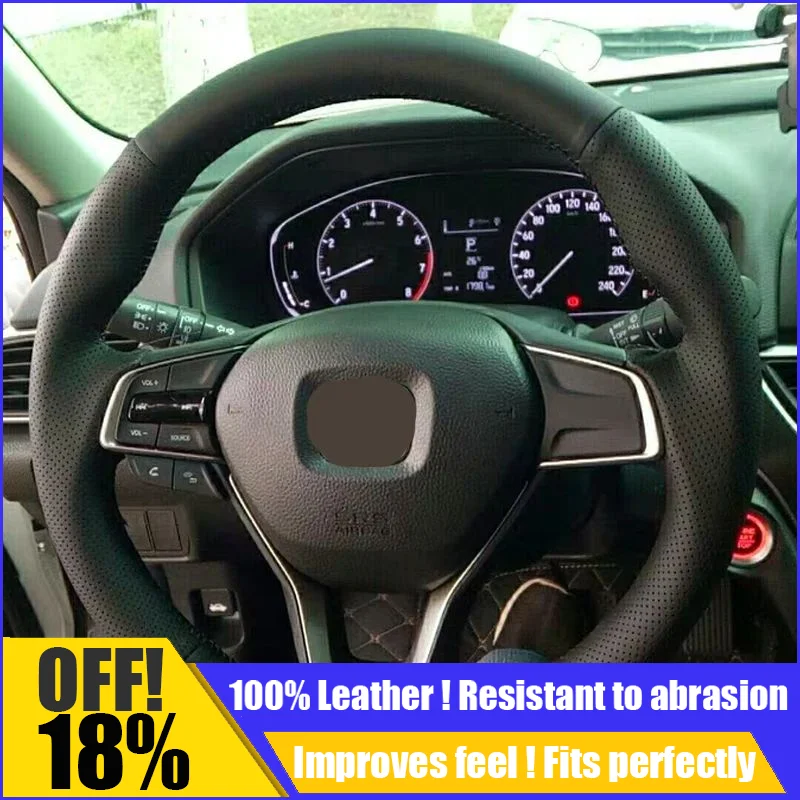 Leather Car Steering Wheel Cover Fit For Honda Accord 10th Insight Sewing Custom Diy Auto Interior Car Accessories
Leather Car Steering Wheel Cover Fit For Honda Accord 10th Insight Sewing Custom Diy Auto Interior Car Accessories