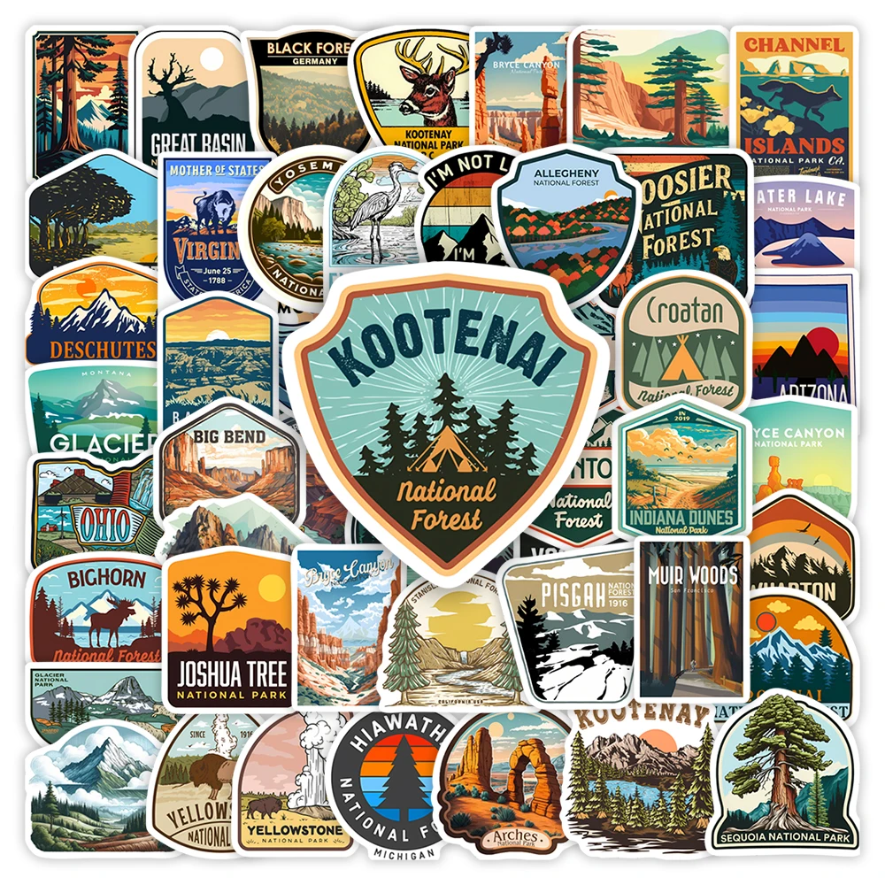 National Forest Logo Stickers Outdoor Hiking DIY Gift Toys Waterproof Decal Scrapbook Notebook Phone Luggage Bottles Decorative
National Forest Logo Stickers Outdoor Hiking DIY Gift Toys Waterproof Decal Scrapbook Notebook Phone Luggage Bottles Decorative