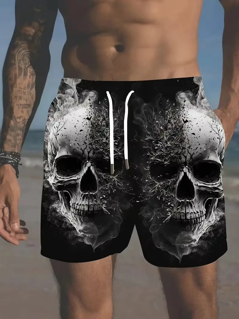 Men's Shorts Beach Pants Horror Skull 3D Printed Men's Swimming Pants Summer Casual Quick Drying Pants Men's Fashion Shorts
Men's Shorts Beach Pants Horror Skull 3D Printed Men's Swimming Pants Summer Casual Quick Drying Pants Men's Fashion Shorts