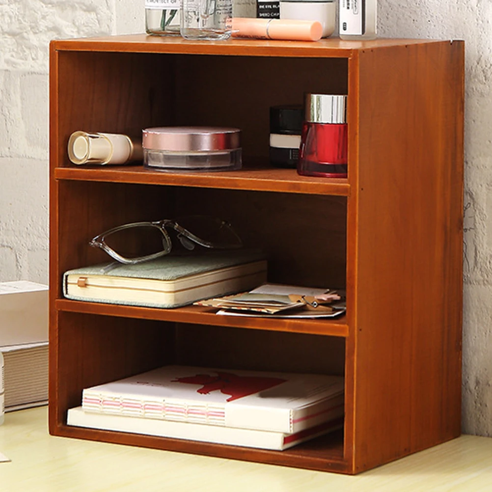 Solid Wood Storage Rack 3 Layers Desktop ganizer Small Bookshelf Wood Cups Holder Makeup Tools Shelf Wooden Rack
Solid Wood Storage Rack 3 Layers Desktop ganizer Small Bookshelf Wood Cups Holder Makeup Tools Shelf Wooden Rack