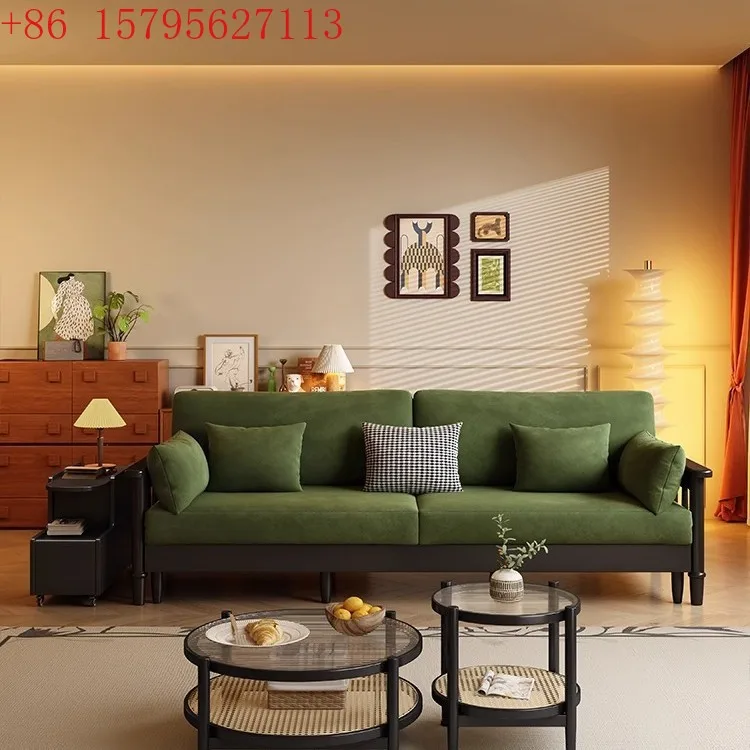 Folding solid wood sofa bed dual-purpose small apartment living room vintage sliding sofa bed
Folding solid wood sofa bed dual-purpose small apartment living room vintage sliding sofa bed