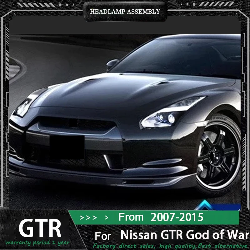 Фара для Nissan GT-R, светодиодная фара 2007-2015, фары GTR R35 DRL, указатель поворота, дальний свет, линза проектора «ангельский глаз»
Фара для Nissan GT-R, светодиодная фара 2007-2015, фары GTR R35 DRL, указатель поворота, дальний свет, линза проектора «ангельский глаз»