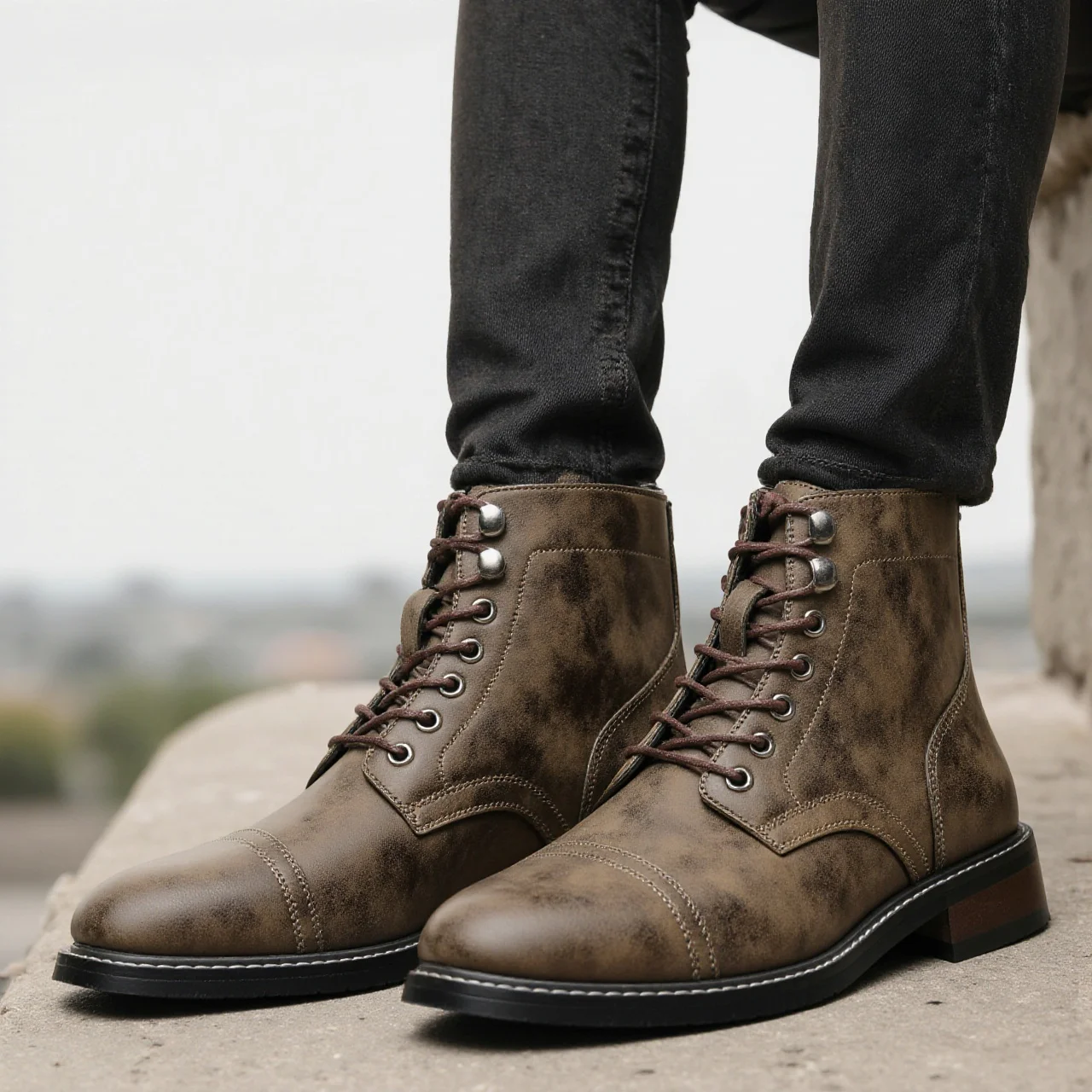 Boots Men Casual Brand 2026 Comfortable Fashion Outdoor Walking Shoe
Boots Men Casual Brand 2026 Comfortable Fashion Outdoor Walking Shoe