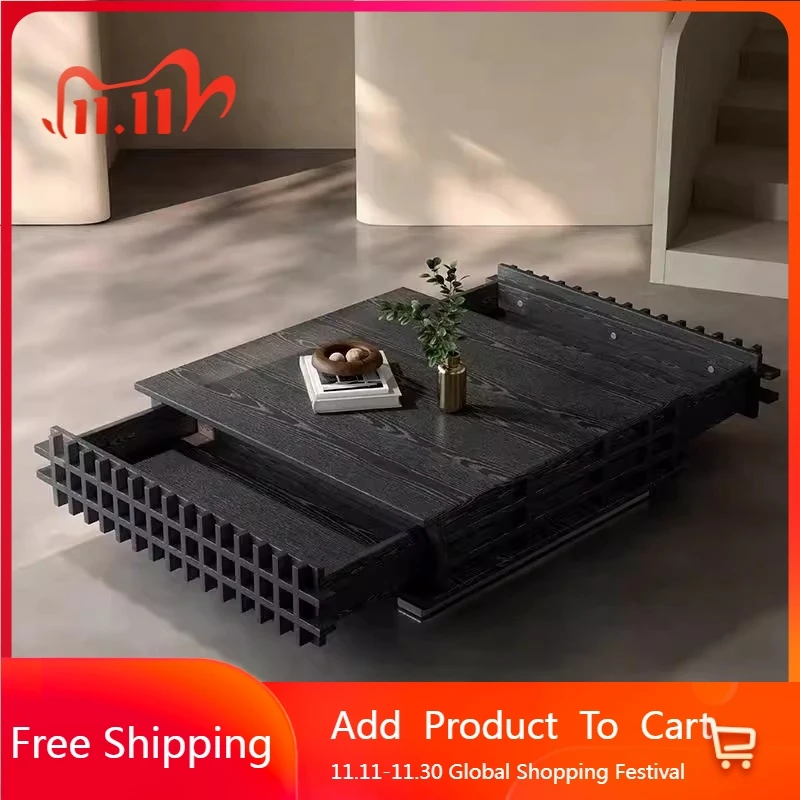 Nordic Black Coffee Table Minimalist Decoration Service Organizer Coffee Table Transform Light Luxury Couchtisch Home Furniture
Nordic Black Coffee Table Minimalist Decoration Service Organizer Coffee Table Transform Light Luxury Couchtisch Home Furniture