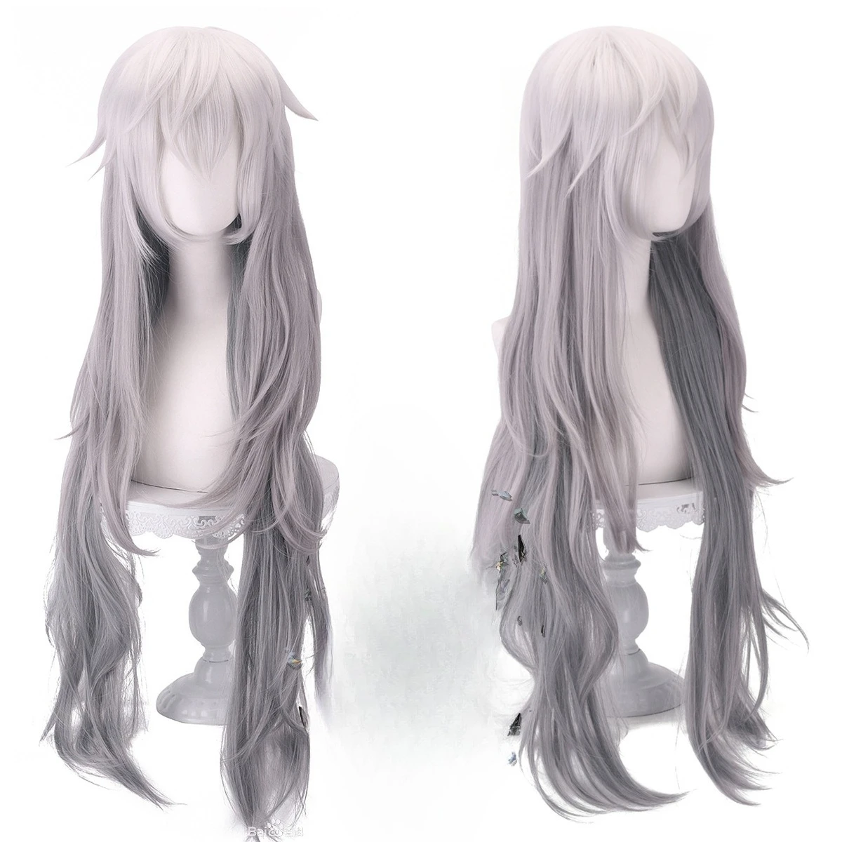 Synthetic Cosplay Wig ArknightsLappland Silver Gradient Long Flipped Ends Anime Costume Party Hair
Synthetic Cosplay Wig ArknightsLappland Silver Gradient Long Flipped Ends Anime Costume Party Hair