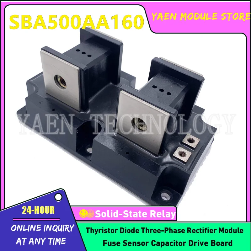 Тиристорный модуль SBB500AA160 SBA500AA120 SSA500A40 SBA500AA140 Совершенно новый В наличии
Тиристорный модуль SBB500AA160 SBA500AA120 SSA500A40 SBA500AA140 Совершенно новый В наличии