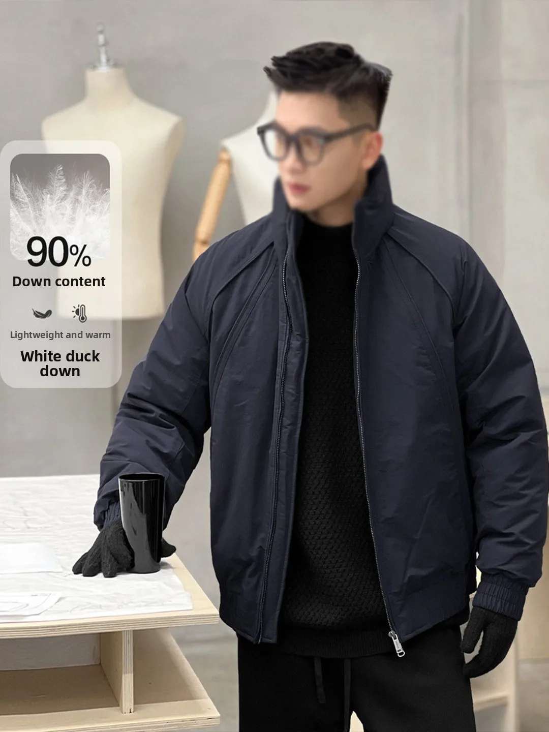 aphene Ultra Warm Du down Structure Line Jaet Men's Cleanfit ort Winter Stand Collar Outerwear Trendy Polyester Fiber
aphene Ultra Warm Du down Structure Line Jaet Men's Cleanfit ort Winter Stand Collar Outerwear Trendy Polyester Fiber