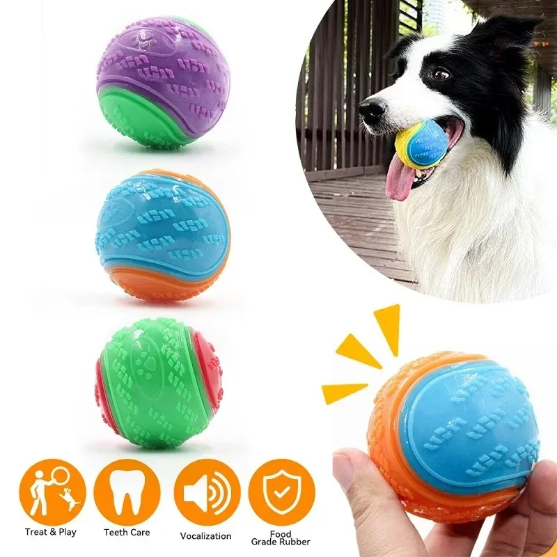 Dogs Interactive Toys Dog Ball Toy Bouncy Rubber Solid Ball Bite Resistance Squeaky Dog Chew Toys Grinding Teeth Pet Supplies
Dogs Interactive Toys Dog Ball Toy Bouncy Rubber Solid Ball Bite Resistance Squeaky Dog Chew Toys Grinding Teeth Pet Supplies