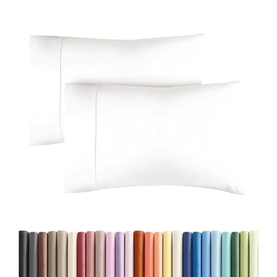 Pillow Cases - 2 Pack - Super Soft Pillowcase Covers - Envelope Enclosure - Hotel Quality Pillow Protectors - Wrinkle Free, Shr
Pillow Cases - 2 Pack - Super Soft Pillowcase Covers - Envelope Enclosure - Hotel Quality Pillow Protectors - Wrinkle Free, Shr