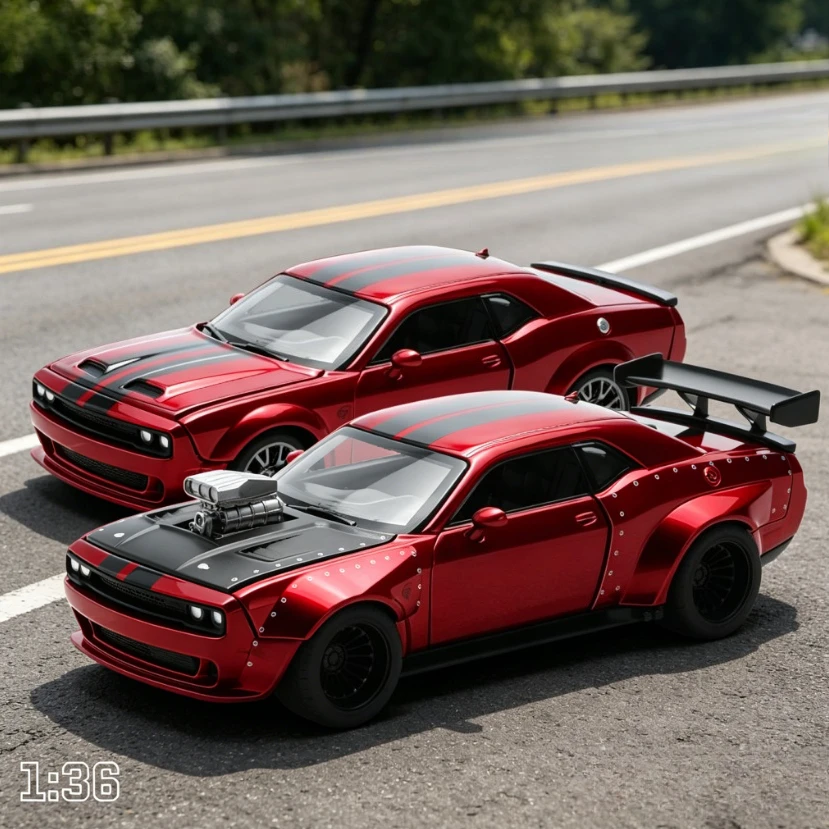 Chaiper CCA Alloy Car Toy 1:36 Challenger Hellcat Static Model Assembled Car Model, Perfect Birthday Gift for Boyfriend
Chaiper CCA Alloy Car Toy 1:36 Challenger Hellcat Static Model Assembled Car Model, Perfect Birthday Gift for Boyfriend