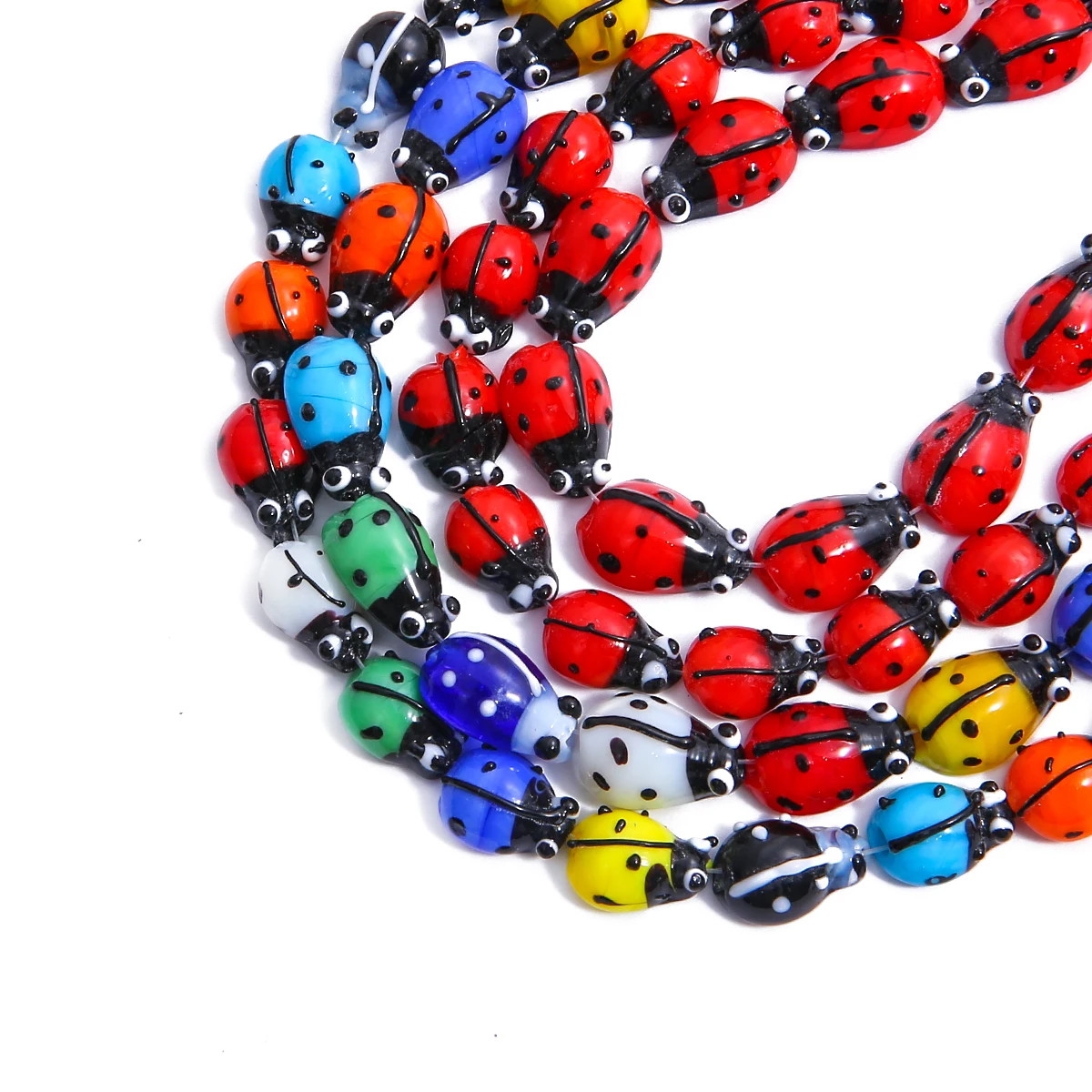 Ladybug Shape Lampwork Beads DIY Loose Spacer Animal Handmade Lampwork Bead For Jewelry Making Bracelet Necklace Accessories
Ladybug Shape Lampwork Beads DIY Loose Spacer Animal Handmade Lampwork Bead For Jewelry Making Bracelet Necklace Accessories