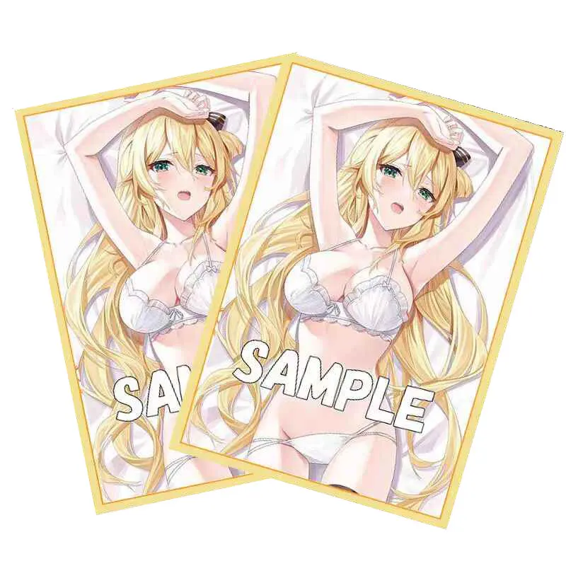 50 PCS Holographic Anime Card Sleeves 63mm x 90mm Top Loading Inner Trading Card Sleeves for YGO Japanese Size Card Protector
50 PCS Holographic Anime Card Sleeves 63mm x 90mm Top Loading Inner Trading Card Sleeves for YGO Japanese Size Card Protector