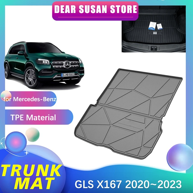 Специальный коврик для заднего багажника Mercedes-Benz GLS X167 350 400 600 2020 ~ 2023,2021 2022 водонепроницаемый напольный коврик, аксессуары для украшения пространства
Специальный коврик для заднего багажника Mercedes-Benz GLS X167 350 400 600 2020 ~ 2023,2021 2022 водонепроницаемый напольный коврик, аксессуары для украшения пространства