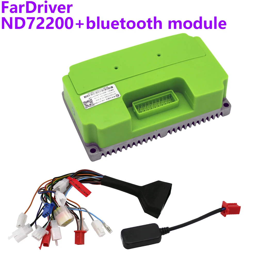 Nanjing Fardriver ND72200 48V-72V55A2KW DC sine wave electric scooter scooter Bluetooth debugging programming motor controller
Nanjing Fardriver ND72200 48V-72V55A2KW DC sine wave electric scooter scooter Bluetooth debugging programming motor controller