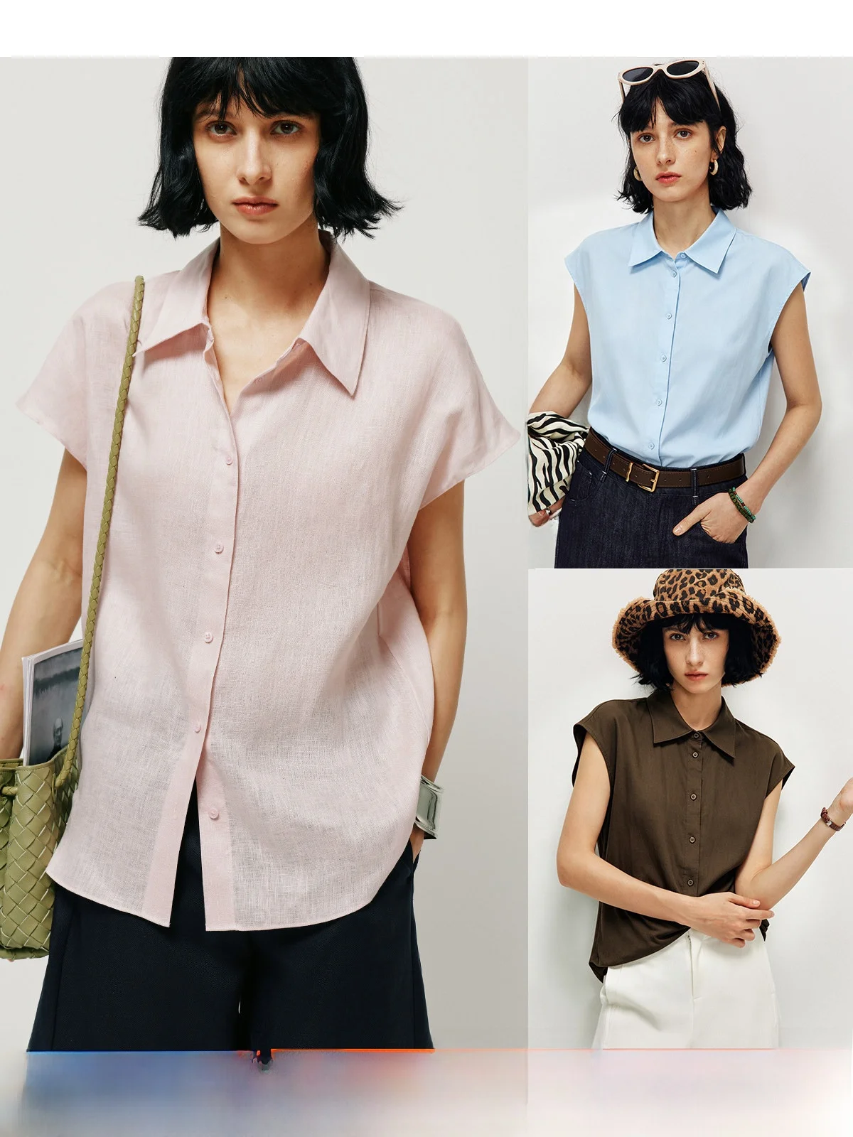 Comfortable Wide Shoulder Linen Shirt Loose Slimming Women's Casual Fashion Top Breathable Spring Summer Autumn Seasonal Wear
Comfortable Wide Shoulder Linen Shirt Loose Slimming Women's Casual Fashion Top Breathable Spring Summer Autumn Seasonal Wear