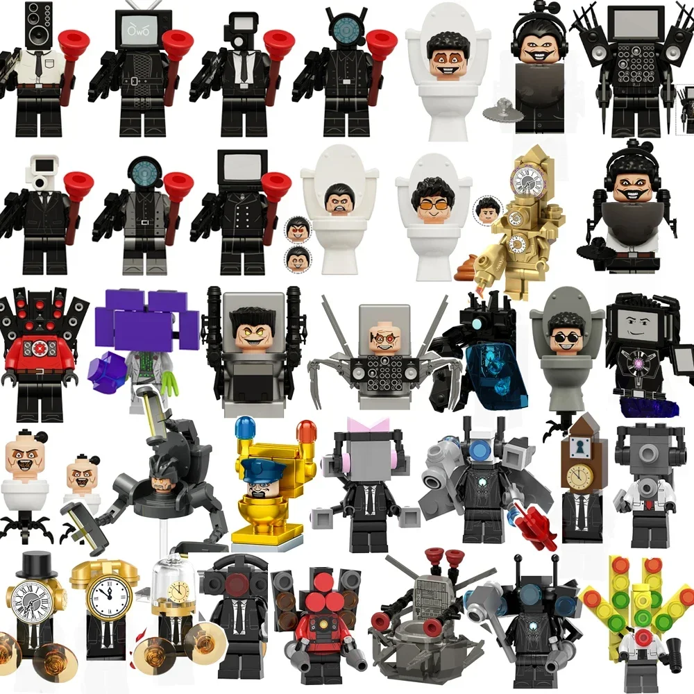 New Skibidi Toilet Anime Mini Figure Block Toys TvMan Plus Titan Cameraman Speakerman Bricks Model Toy For Kid Birthday Gifts
New Skibidi Toilet Anime Mini Figure Block Toys TvMan Plus Titan Cameraman Speakerman Bricks Model Toy For Kid Birthday Gifts