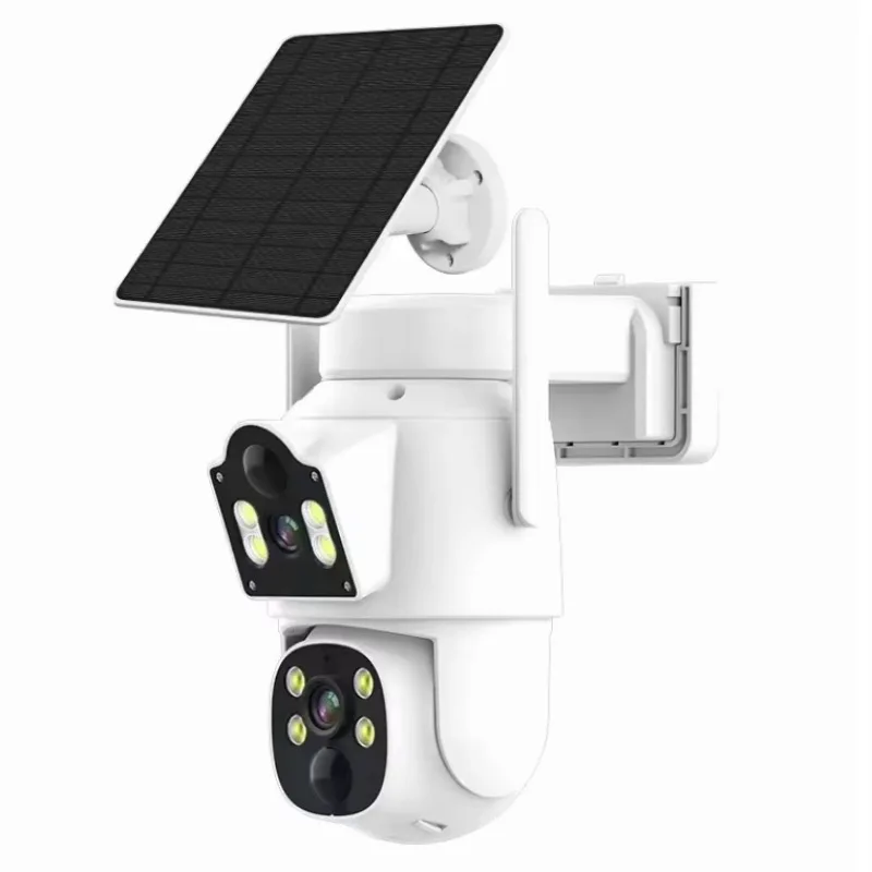4G Solar Dual Lens Solar Wireless Outdoor IP Security Camera Night Vision AI Detection Wifi Camera Security Cctv Network Camera
4G Solar Dual Lens Solar Wireless Outdoor IP Security Camera Night Vision AI Detection Wifi Camera Security Cctv Network Camera