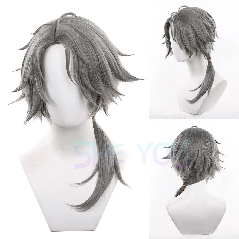 Identity V Embalmer BLK. Aesop Cosplay Wig Dark Gray Long Ponytail Synthetic Wigs Aesop Carl Cosplay Wigs
Identity V Embalmer BLK. Aesop Cosplay Wig Dark Gray Long Ponytail Synthetic Wigs Aesop Carl Cosplay Wigs