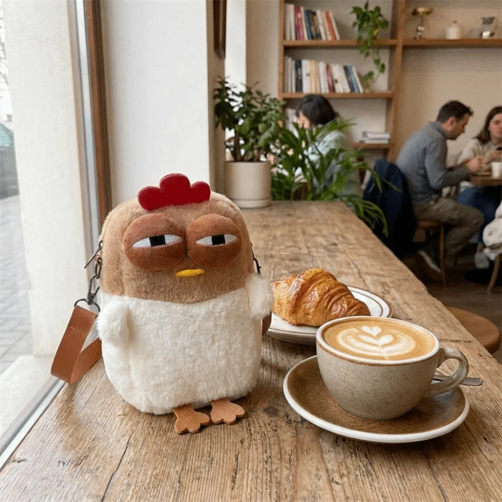 Fur Chicken Plush Chicken Single-shoulder Bag Cartoon Chick Durable Material Chicken Shoulder Bag Novelty Kawaii Design
Fur Chicken Plush Chicken Single-shoulder Bag Cartoon Chick Durable Material Chicken Shoulder Bag Novelty Kawaii Design