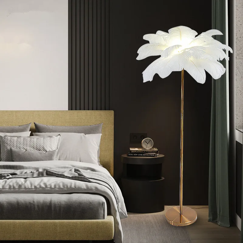 Ostrich Feather Lamps Tall Lamps for Bedroom Standing Lamp Led Lighting Nordic Decoration Floor Lamp for Living Room Decor Light
Ostrich Feather Lamps Tall Lamps for Bedroom Standing Lamp Led Lighting Nordic Decoration Floor Lamp for Living Room Decor Light