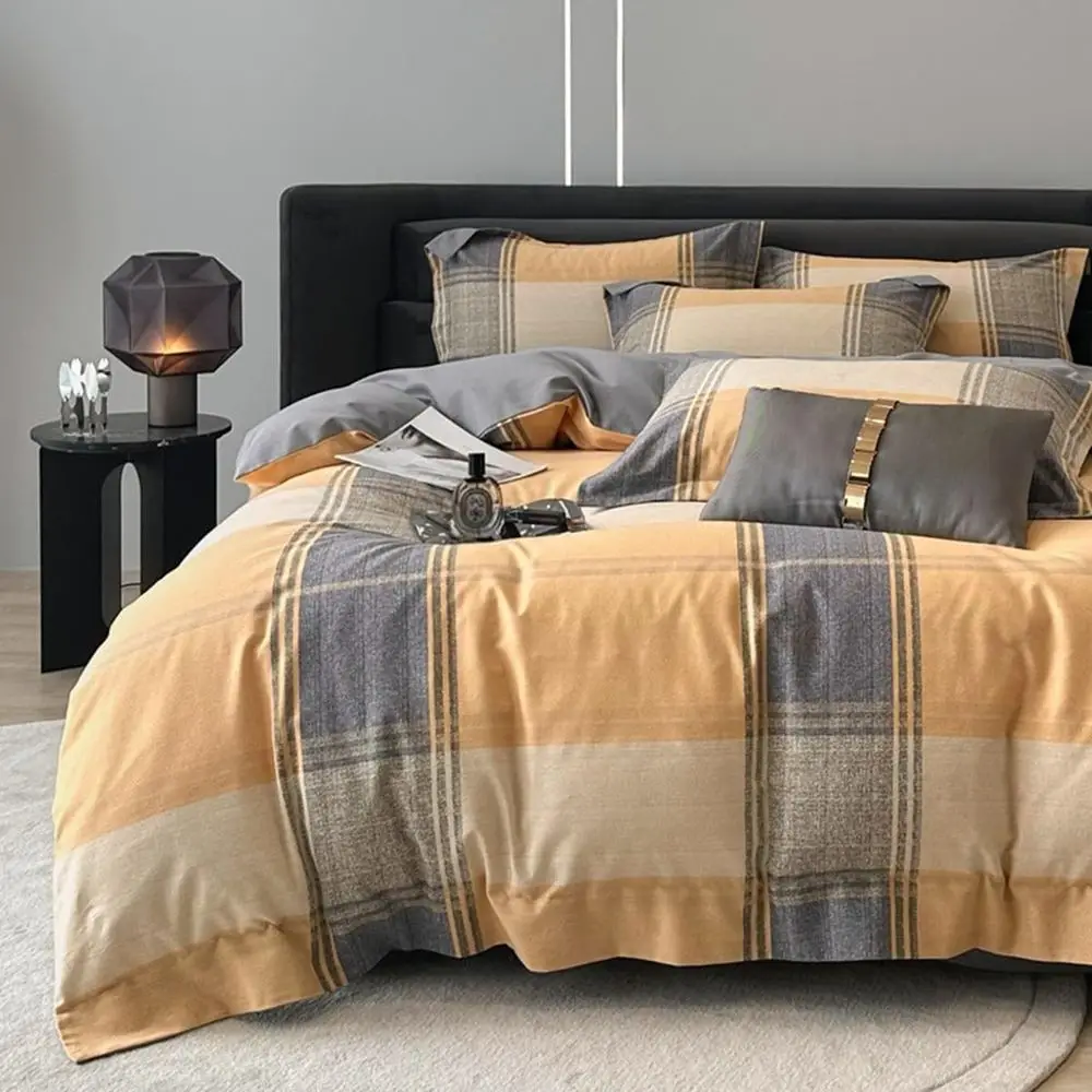 GIZNXBA Duvet Cover Set Cotton, Sot and Durable Duvet Cover, Bed Sheet, and 2 Pillowcase, 4 Pieces all and Winter Bedding Set, H
GIZNXBA Duvet Cover Set Cotton, Sot and Durable Duvet Cover, Bed Sheet, and 2 Pillowcase, 4 Pieces all and Winter Bedding Set, H