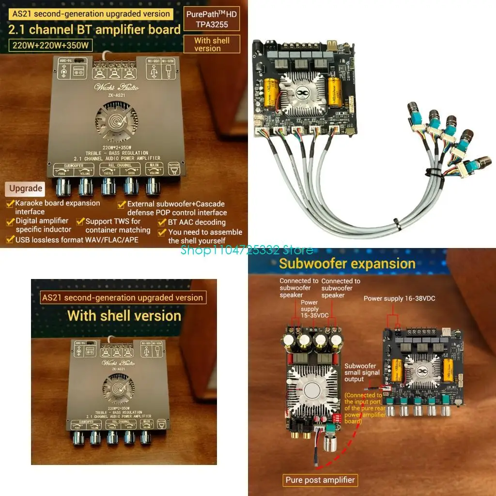 P5EA Digital Power Amplifier Board Pairing Synchronization AAC Bluetooth-compatible Decoding Noise Control Losslessly Audios
P5EA Digital Power Amplifier Board Pairing Synchronization AAC Bluetooth-compatible Decoding Noise Control Losslessly Audios