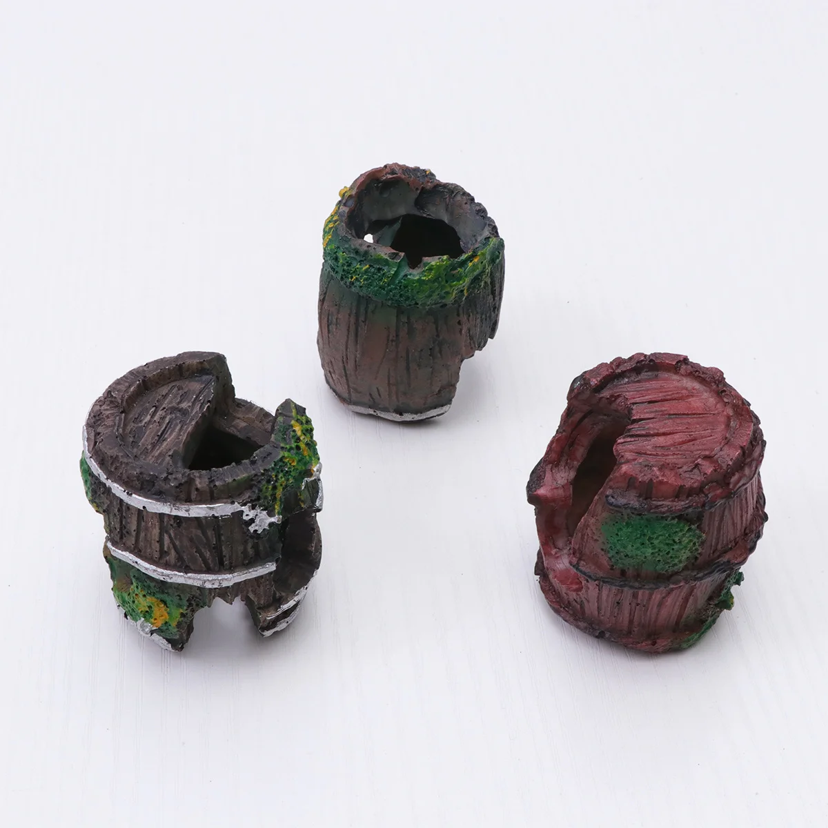 3pcs Mini Barrel Decor Aquarium Landscaping Ornament Simulation Hollow For Fish Shrimp Turtle Hidden Household Craft
3pcs Mini Barrel Decor Aquarium Landscaping Ornament Simulation Hollow For Fish Shrimp Turtle Hidden Household Craft