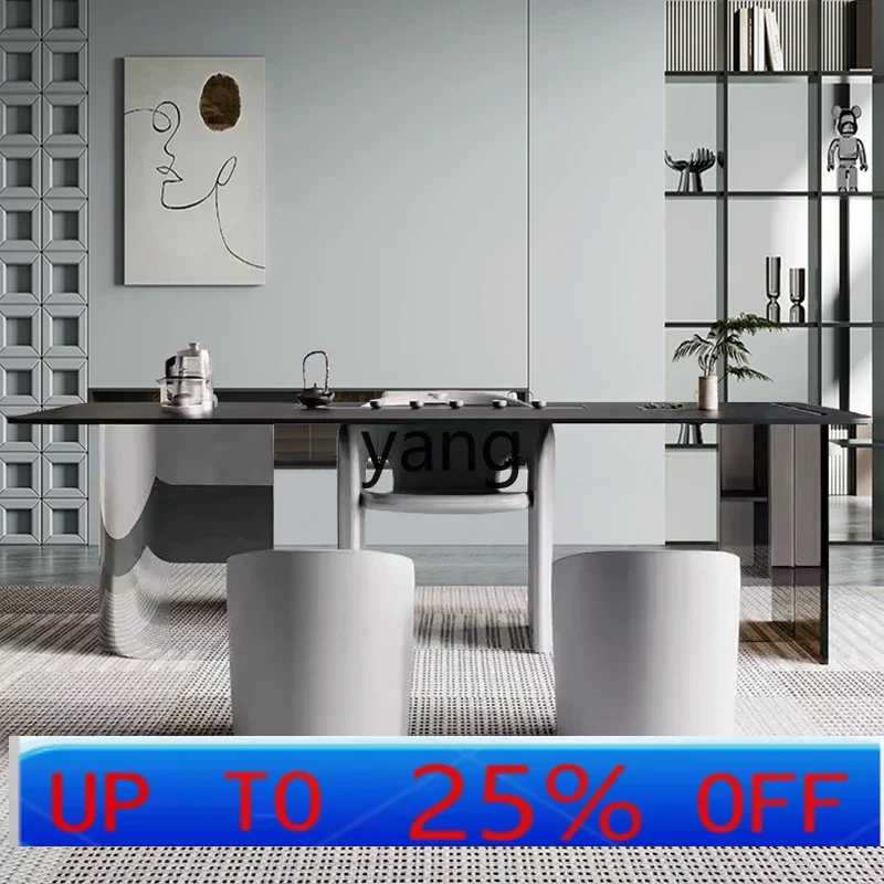 LMMlight luxury rock slab tea table modern simple office acrylic suspended tea table and chair combination
LMMlight luxury rock slab tea table modern simple office acrylic suspended tea table and chair combination