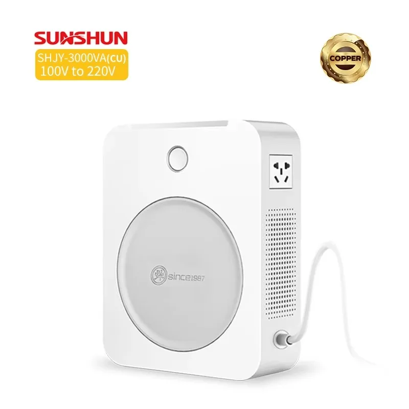 3000W Annular Copper Power Step-up Transformer 100V to 220V/230V Voltage Converter with 50Hz/60Hz Frequency
3000W Annular Copper Power Step-up Transformer 100V to 220V/230V Voltage Converter with 50Hz/60Hz Frequency