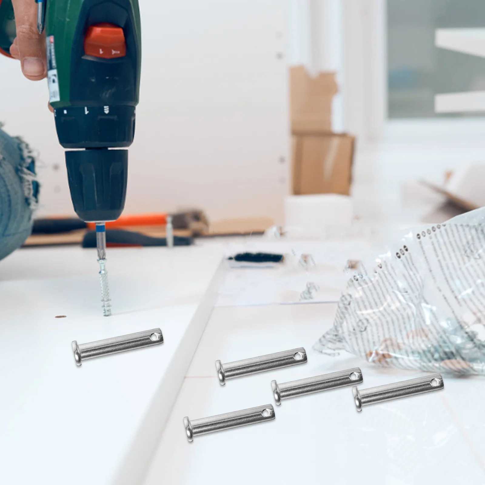 5Pcs Stainless Steel Flat Head Pin M8x40 Resistant Deformation Sleek Professional Scaffolding Hinge Coupling Accessory
5Pcs Stainless Steel Flat Head Pin M8x40 Resistant Deformation Sleek Professional Scaffolding Hinge Coupling Accessory