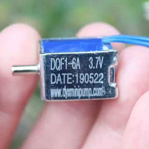 2 Stuks N/O Normaal Open Micro Dc 3.7V Magneetventiel Uitlaatklep Elektronische Monitor Kleine Uitlaatklep elektrische Schakelaar