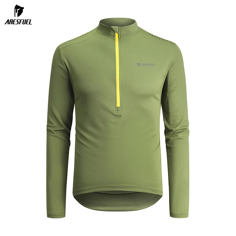 ARESFUUEL Men's Half Zipper Cycling Jersey Long Sleeve Loose Fit Mountain Bike Shirts M123924039
ARESFUUEL Men's Half Zipper Cycling Jersey Long Sleeve Loose Fit Mountain Bike Shirts M123924039