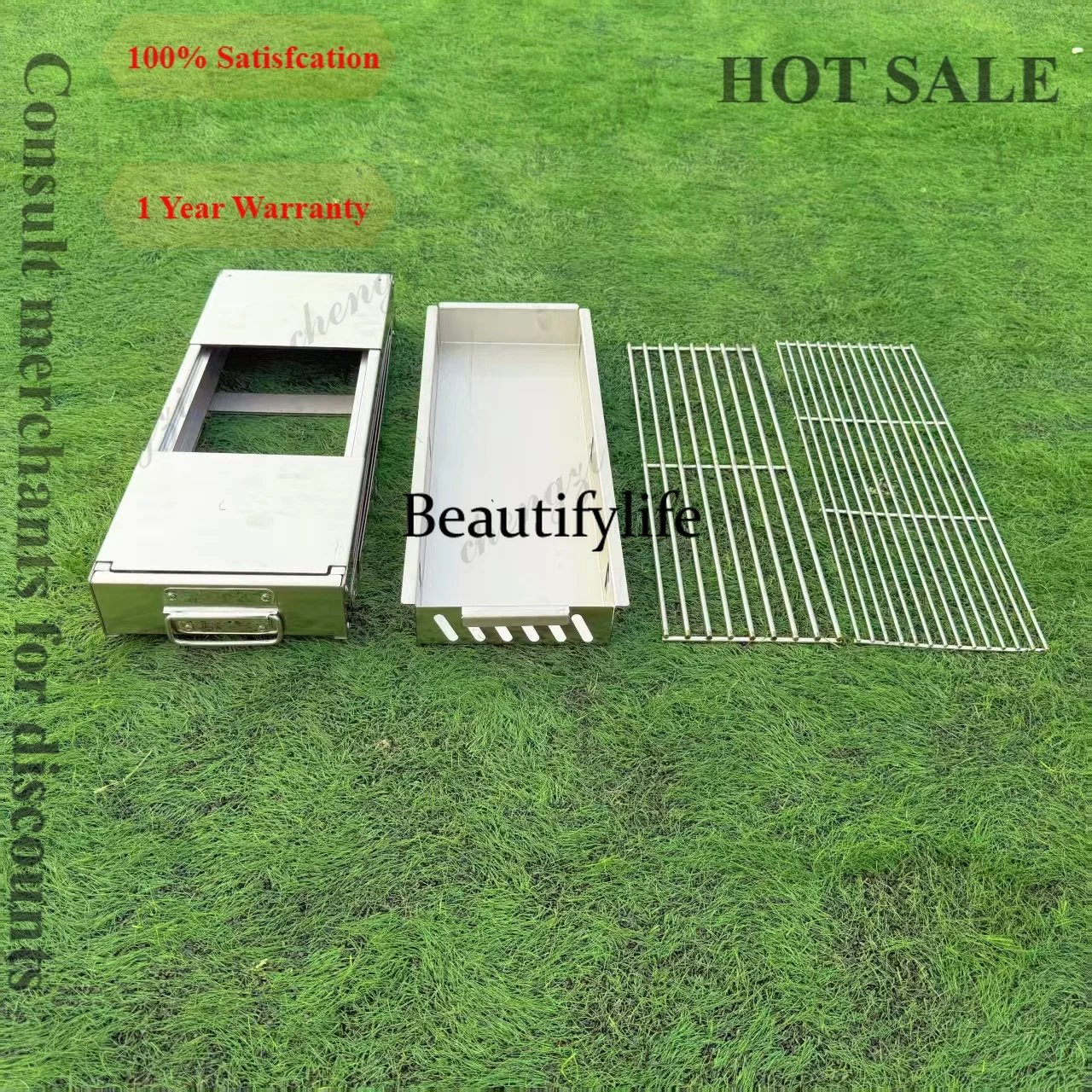 A81 Stainless Steel Thickened Stainless Steel Barbecue Rack Household Outdoor Portable Barbecue Grill
A81 Stainless Steel Thickened Stainless Steel Barbecue Rack Household Outdoor Portable Barbecue Grill