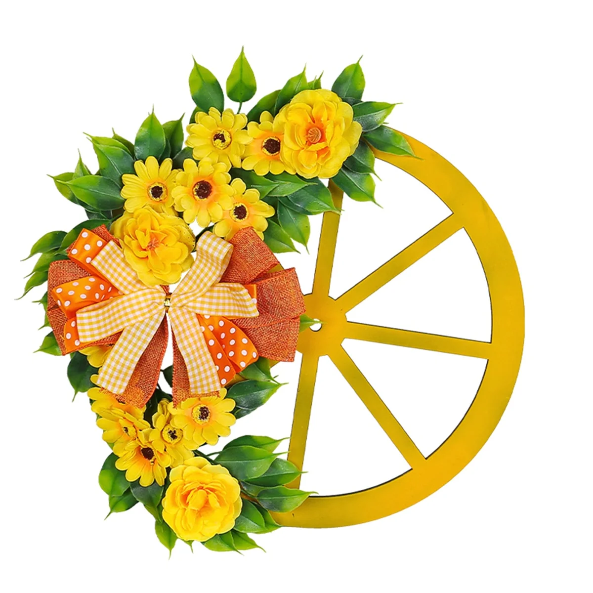 2024 Spring Wreath and Wheel Decoration for Front Door Wall Window Festival Farmhouse Porch Patio Garden Decor
2024 Spring Wreath and Wheel Decoration for Front Door Wall Window Festival Farmhouse Porch Patio Garden Decor