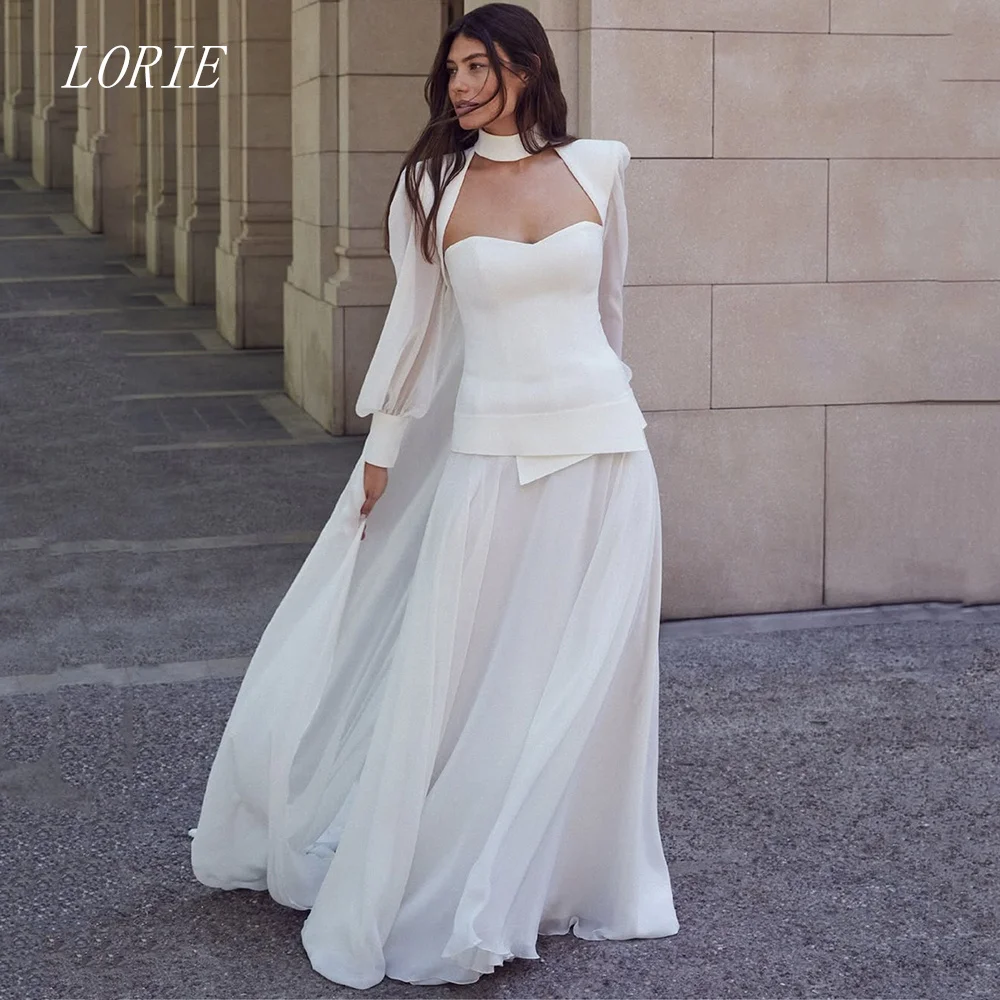 LORIE Luxury A Line Civil Wedding Dress Classical Sweetheart Bridal Dresses Chiffon Engagement Wedding Gown Customized 2026
LORIE Luxury A Line Civil Wedding Dress Classical Sweetheart Bridal Dresses Chiffon Engagement Wedding Gown Customized 2026