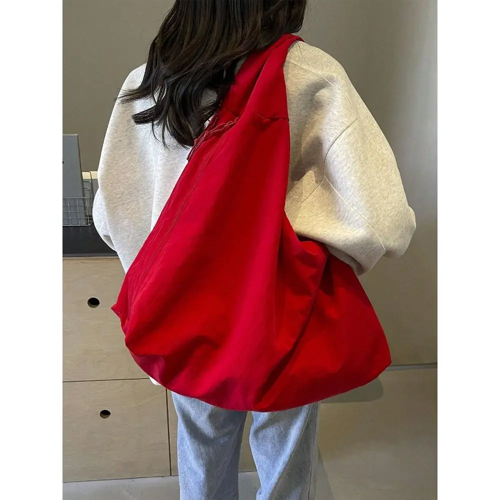 Solid Color HighCapacity MultiPocket Shoulder Tote Bag
Solid Color HighCapacity MultiPocket Shoulder Tote Bag