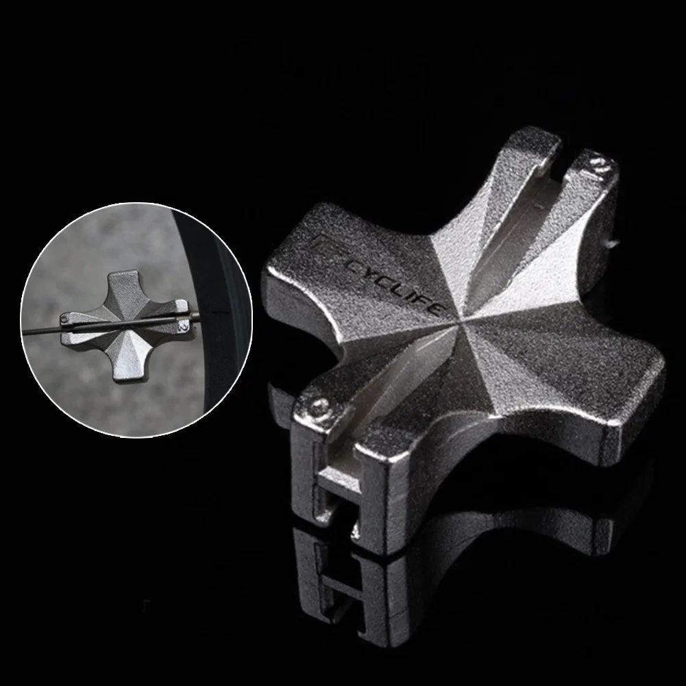 4 Way Spanner Mini Bicycle Spoke Wrench Steel Bike Wheel Rim Bicycle Spoke Nipple Key Adjuster Repair Tools Bike Accessories
4 Way Spanner Mini Bicycle Spoke Wrench Steel Bike Wheel Rim Bicycle Spoke Nipple Key Adjuster Repair Tools Bike Accessories